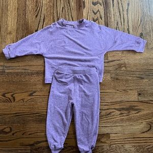 Outdoor Voices Kids Cloudknit Set - 3T - Purple